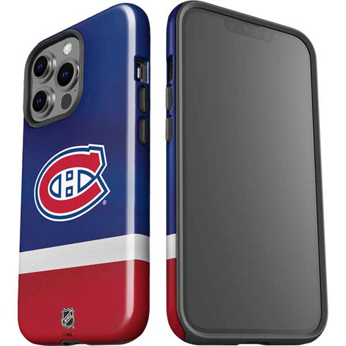 NHL Montreal Canadiens Jersey iPhone 15 Pro Impact Case